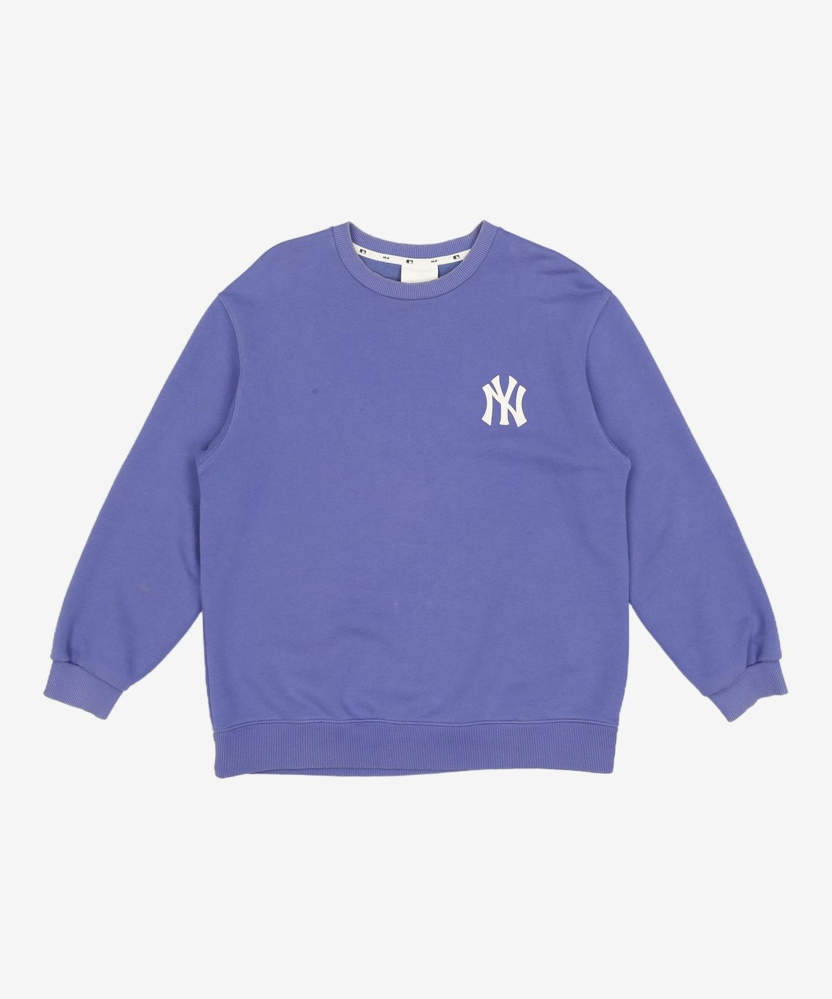 엠엘비(MLB) 심플 로고 오버핏 맨투맨 NY (BLUE) 90