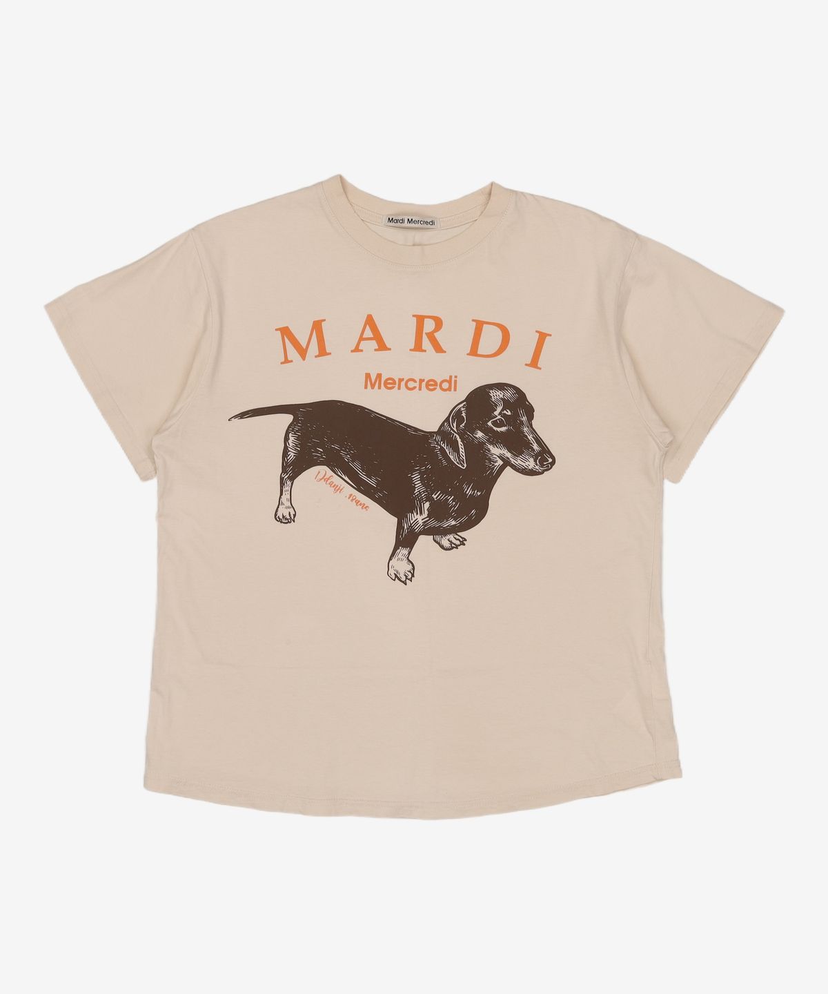 마르디 메크르디(MARDI MERCREDI) 반소매 티셔츠 FREE