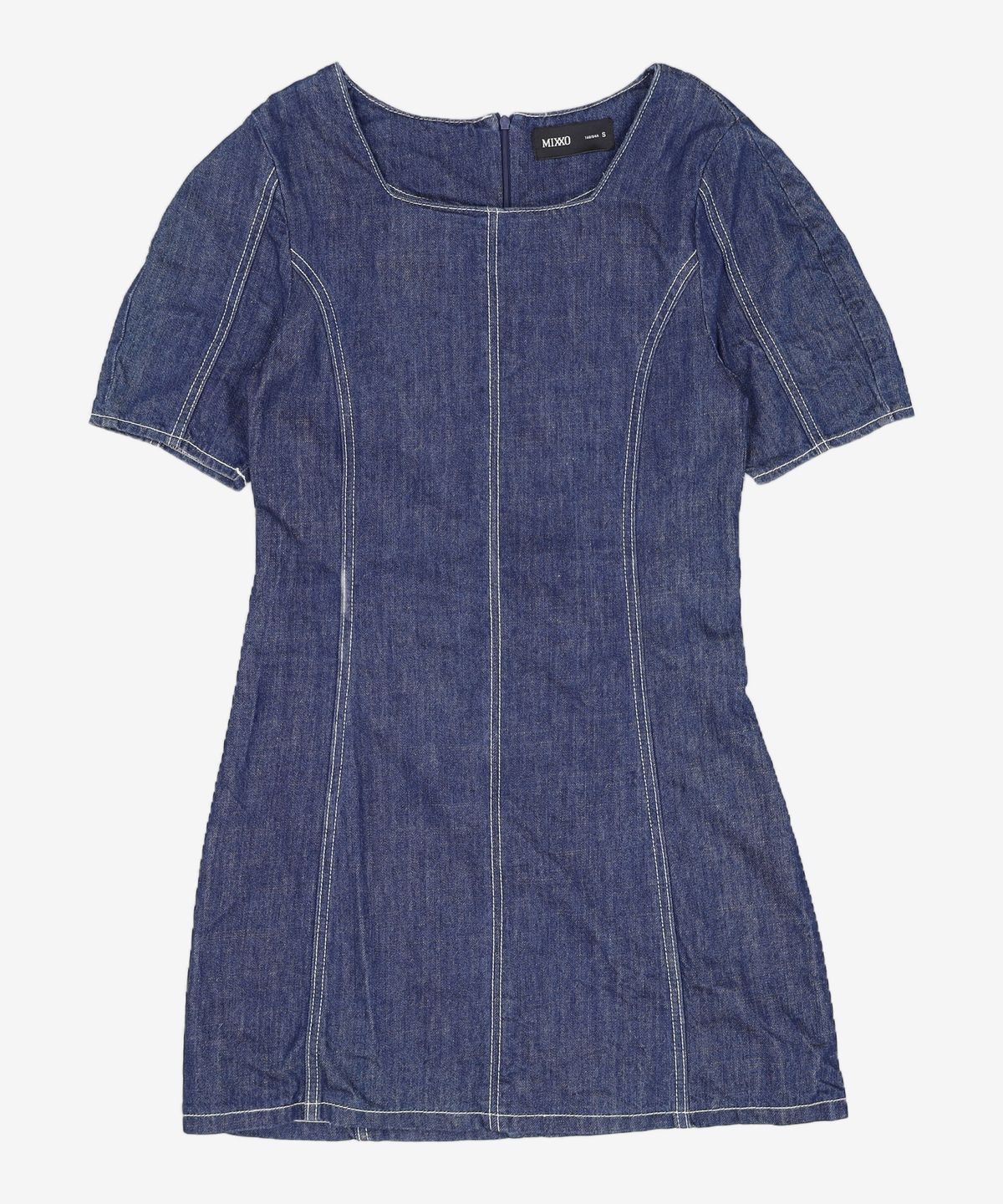 미쏘(MIXXO) 볼륨소매 미니 원피스_MIWOWD503J S
