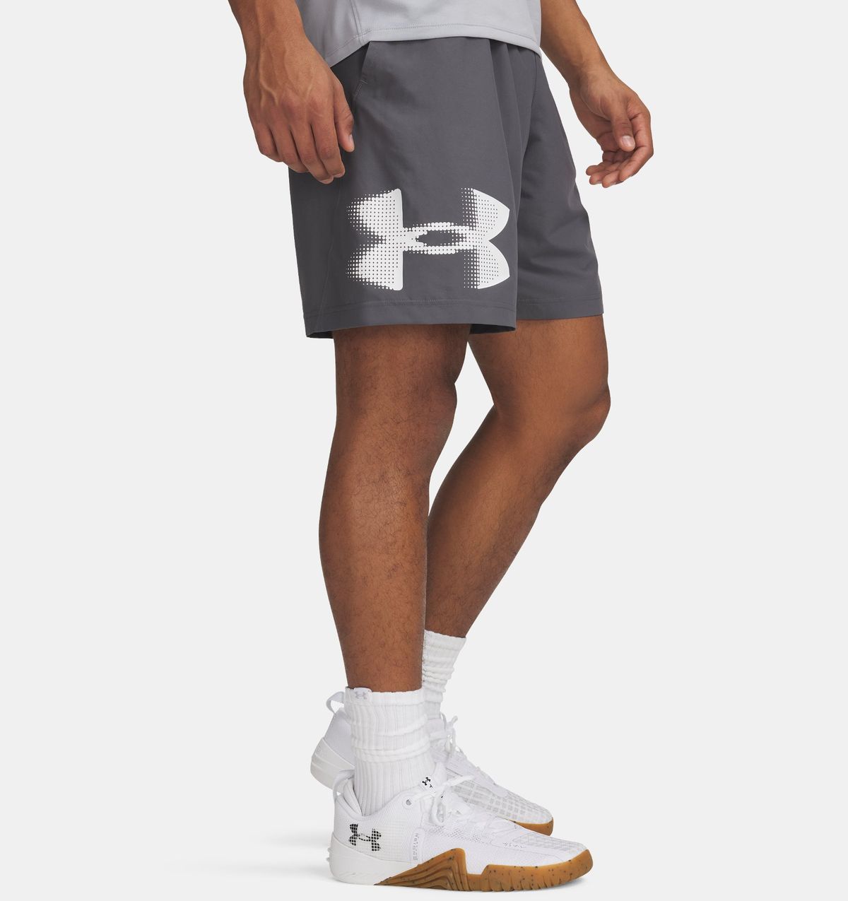 언더아머(UNDERARMOUR) 남성 UA Tech 우븐 그래픽 쇼츠1390046-025