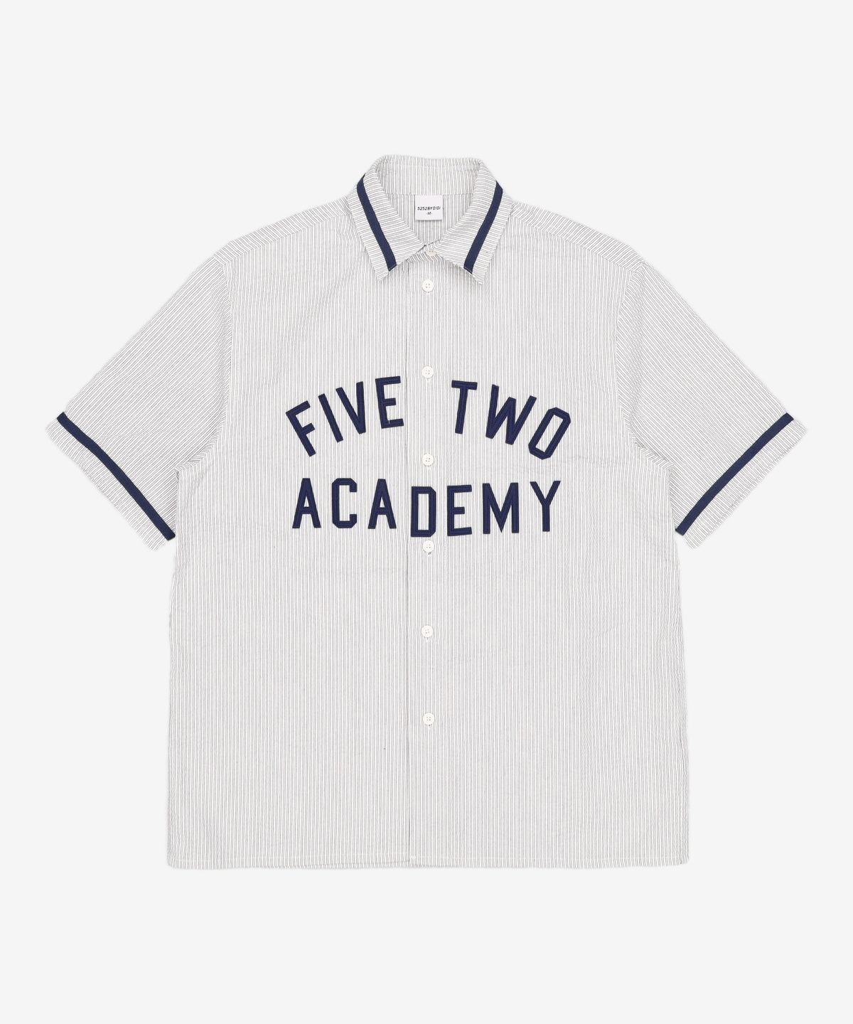 오아이오아이 컬렉션(OIOI COLLECTION) SEERSUCKER BASEBALL SHIRTS [GREY] M