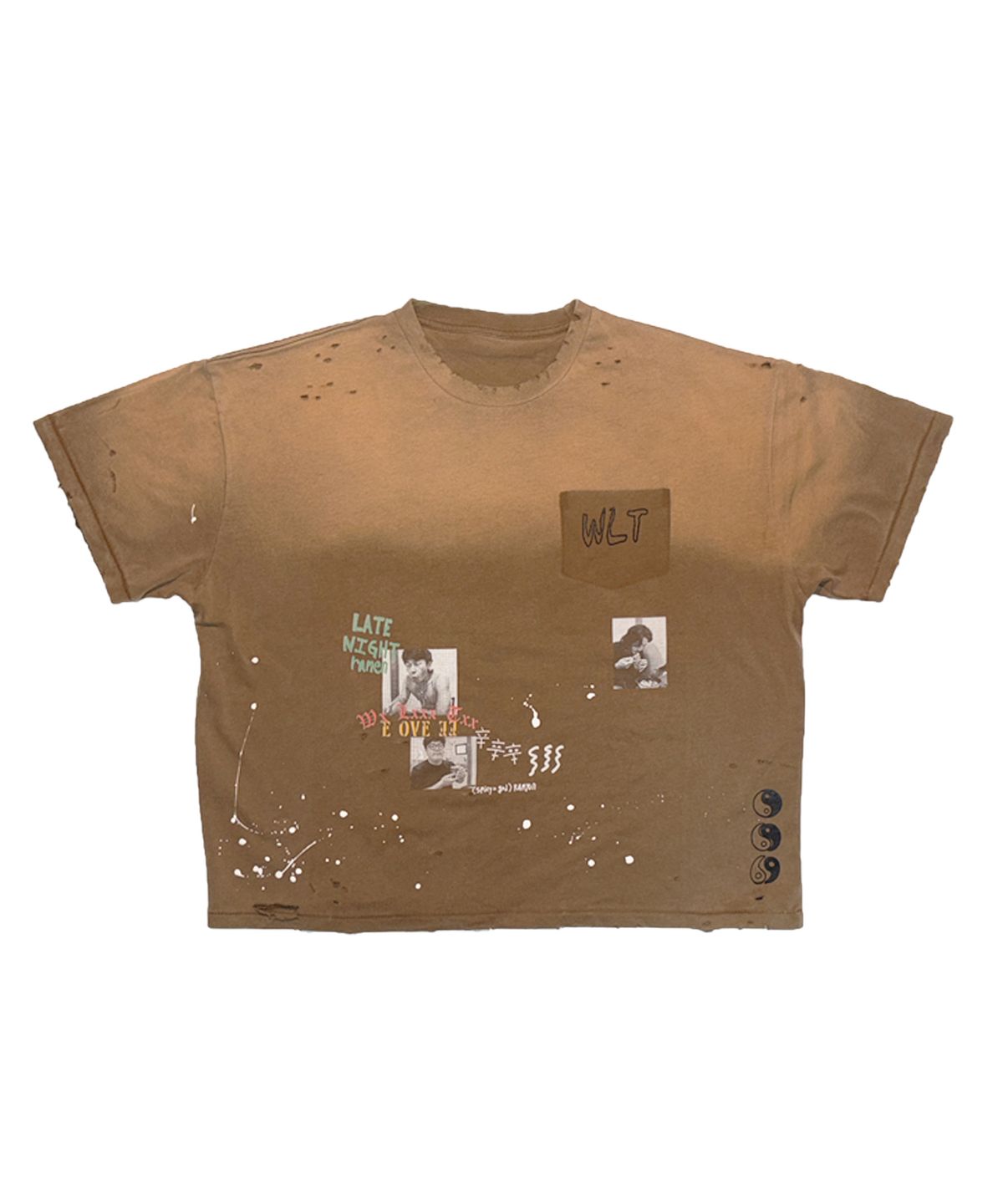 위러브티(WELOVETEE) SUNFADED GRAPHIC TEE [TOBACCO]