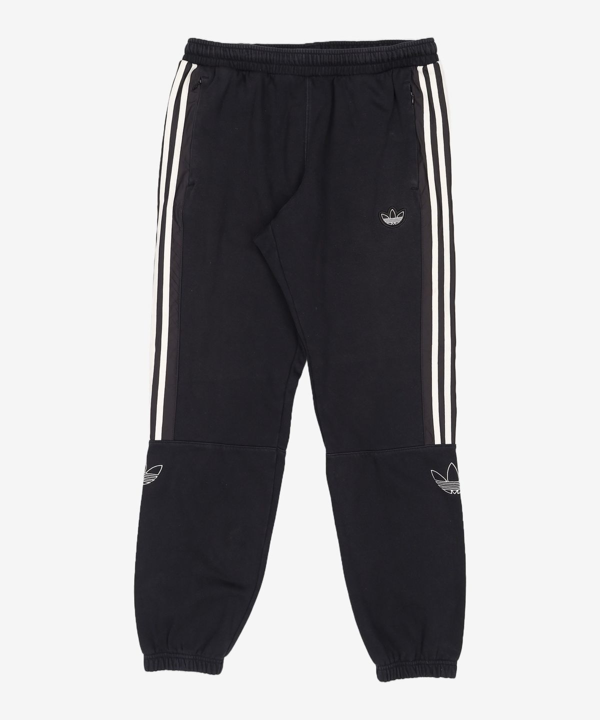 아디다스(ADIDAS) 아웃라인 플리스팬츠 - 블랙 / ED4690 XXXL