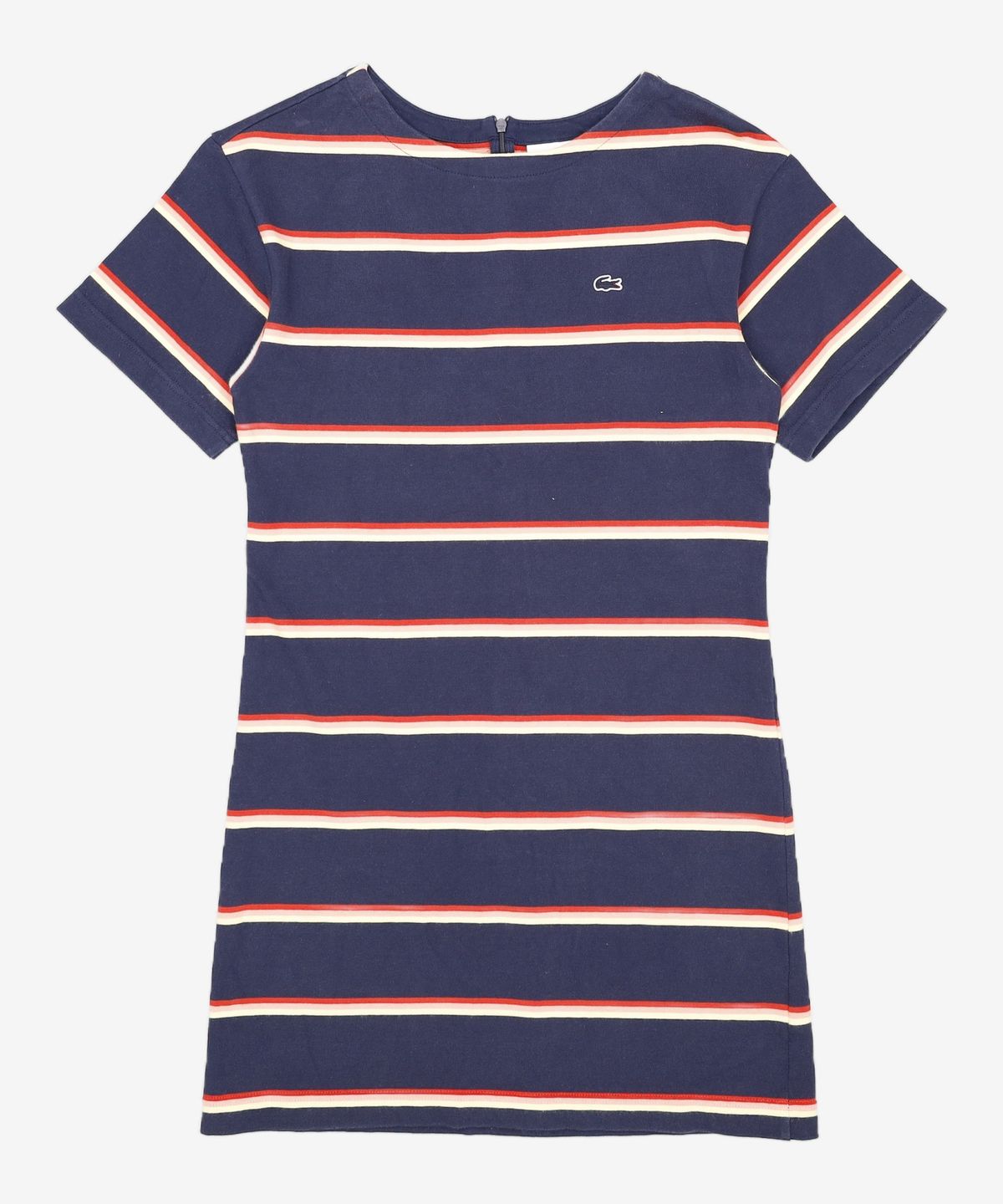 라코스테(LACOSTE) 여성 멀티 스트라이프 반팔 원피스 LCST EF210E-19B166 34