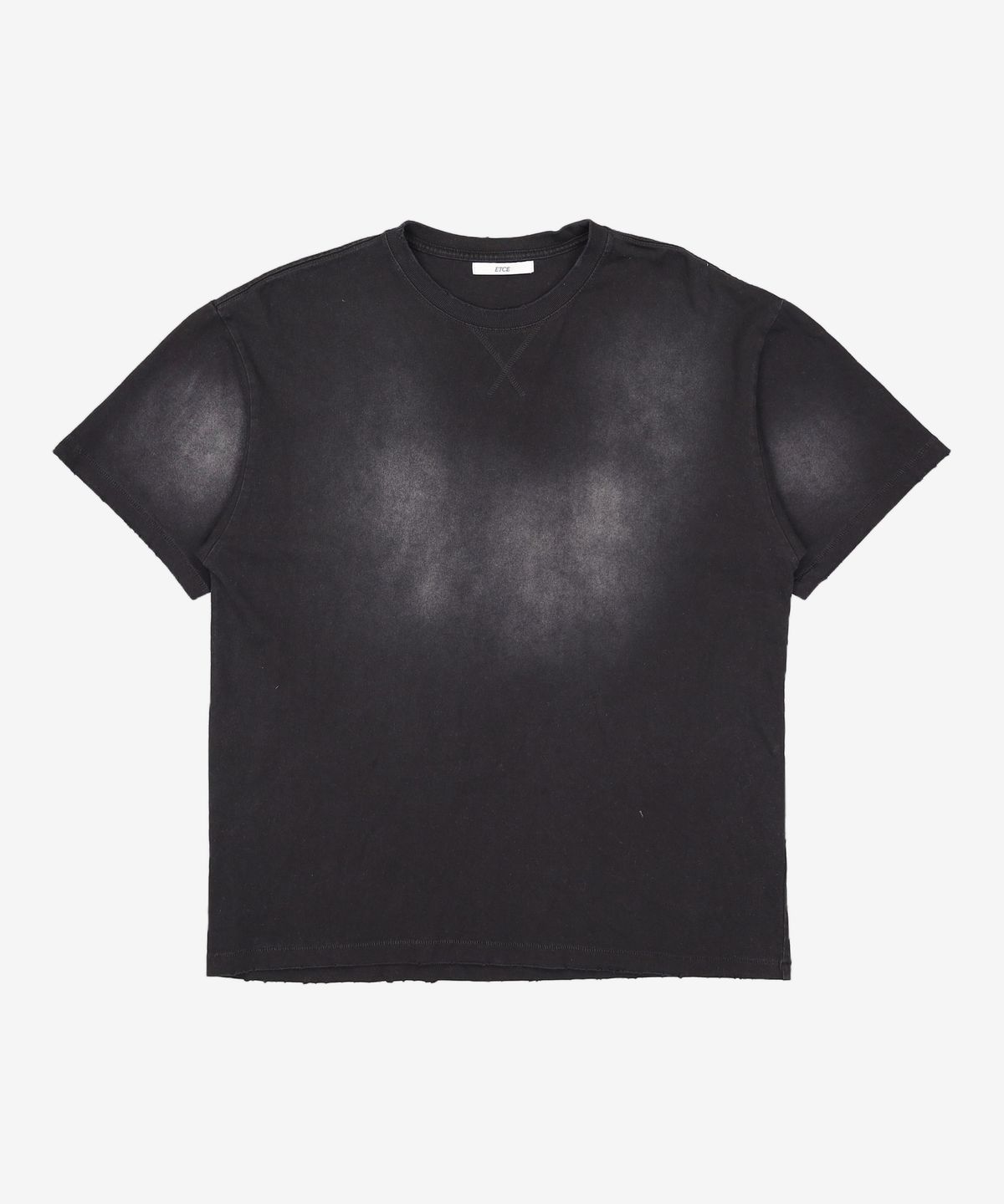 이티씨이(ETCE) WASHED BONE SNAKE TEE (BLACK) M
