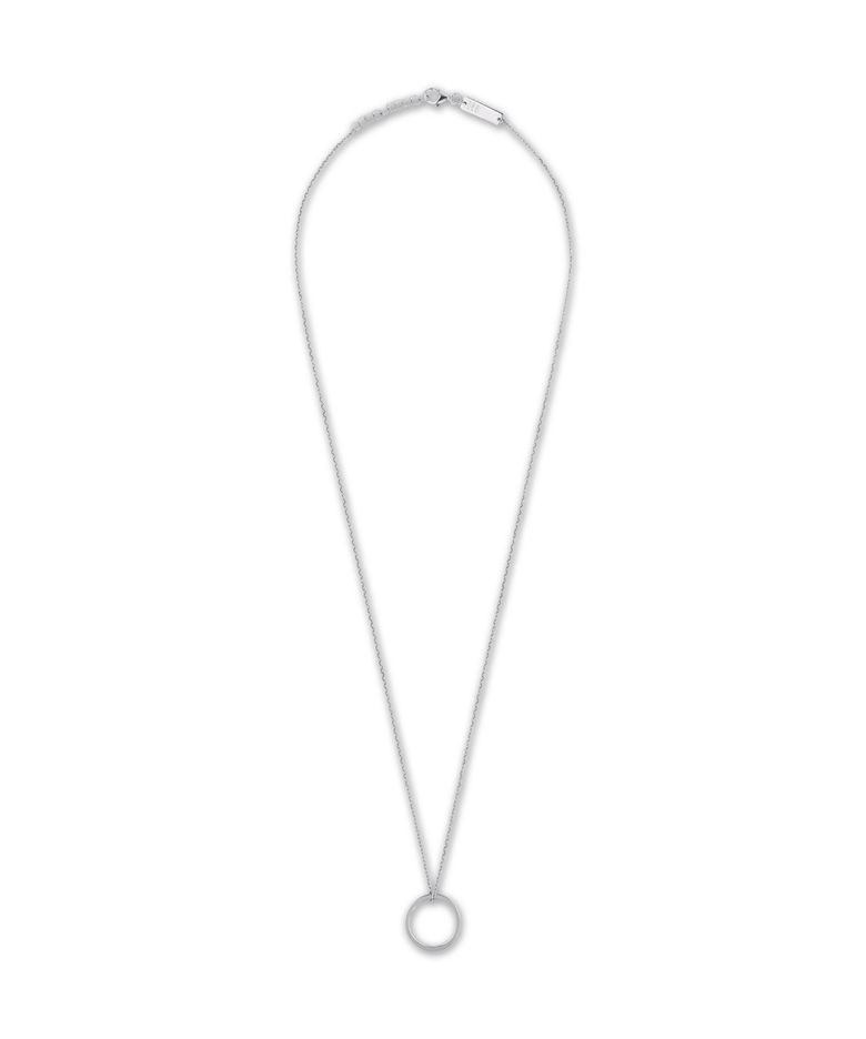 로고 레퍼런스 링 3MM 목걸이 - 실버 / SM1UU0066P8865102