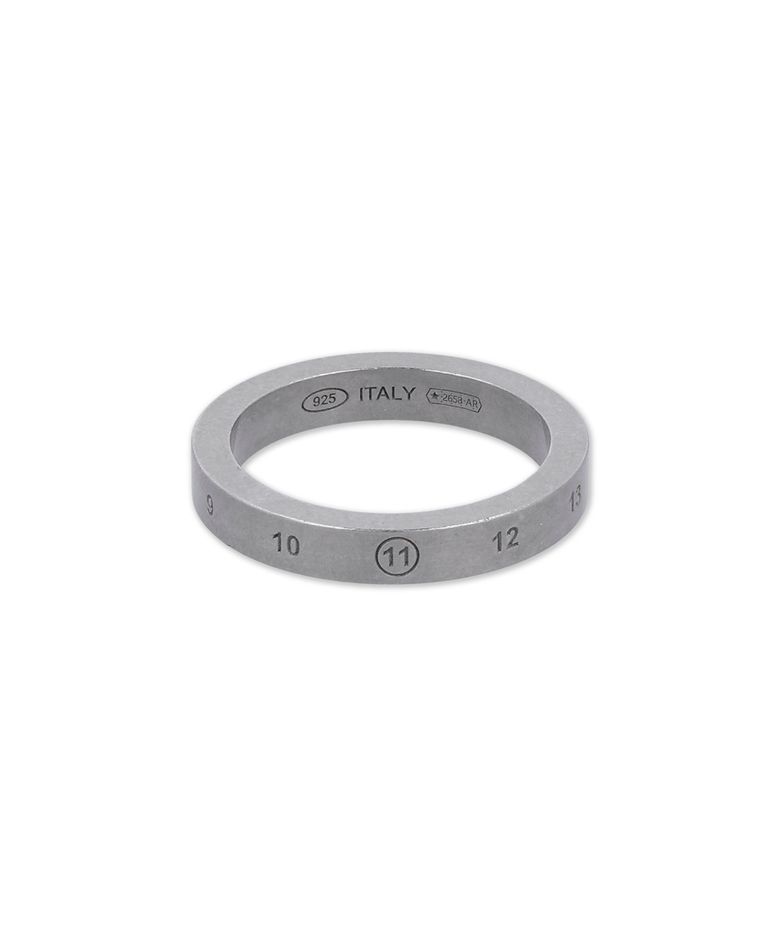 넘버링 로고 3MM 반지 - 실버 / SM1UQ0127P9246121