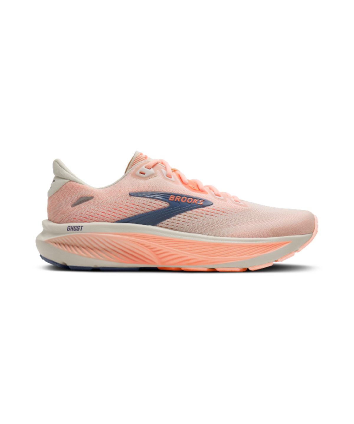브룩스러닝(BROOKS RUNNING) 여성 고스트 18 와이드 - 스타 화이트 / 1204821D161