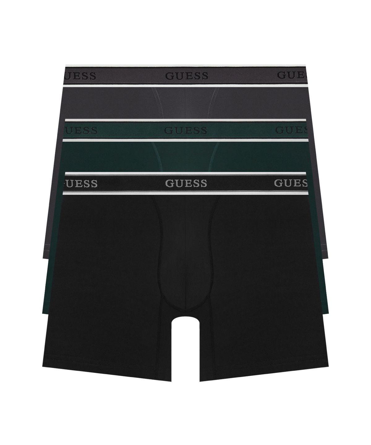 게스언더웨어(GUESS UNDERWEAR) 스포티 스트레치 롱드로즈 세트 3PACK