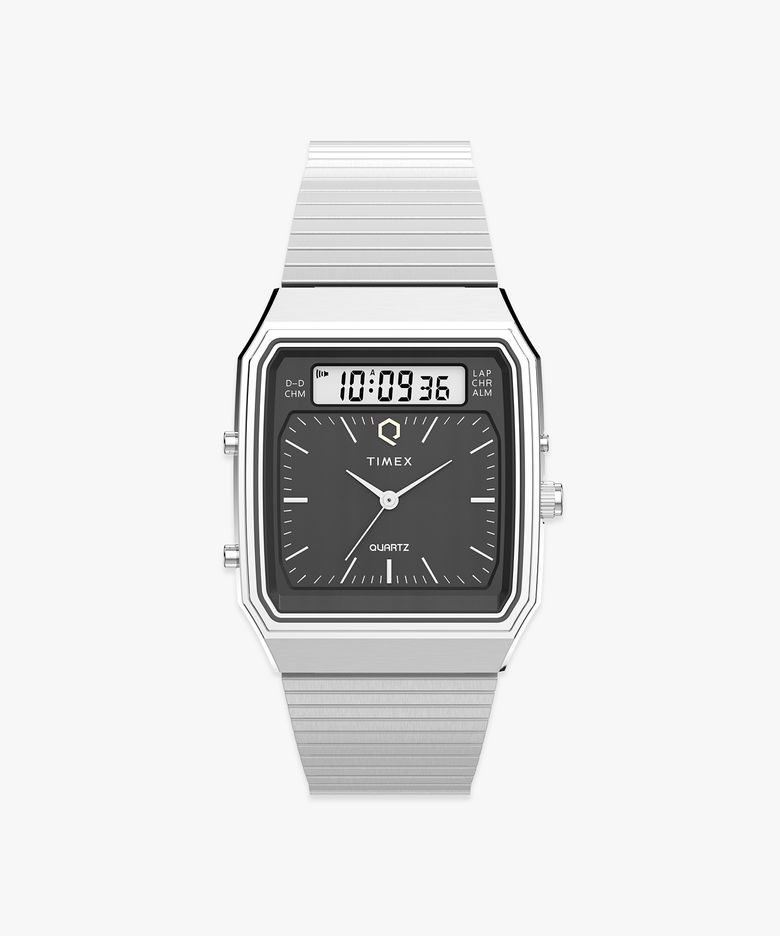 Q TIMEX 아나디지 리이슈 손목시계 33mm
