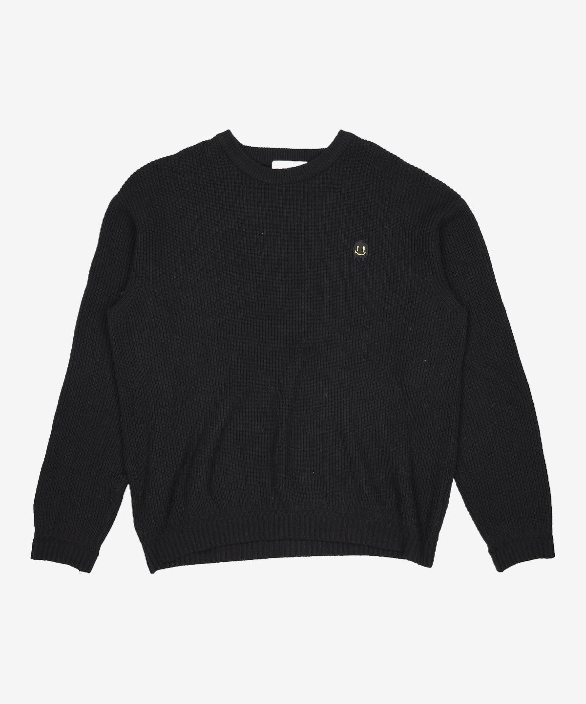 커스텀멜로우(CUSTOMELLOW) [sadsmile] pullover sweater_CQWAW22611BKX 105