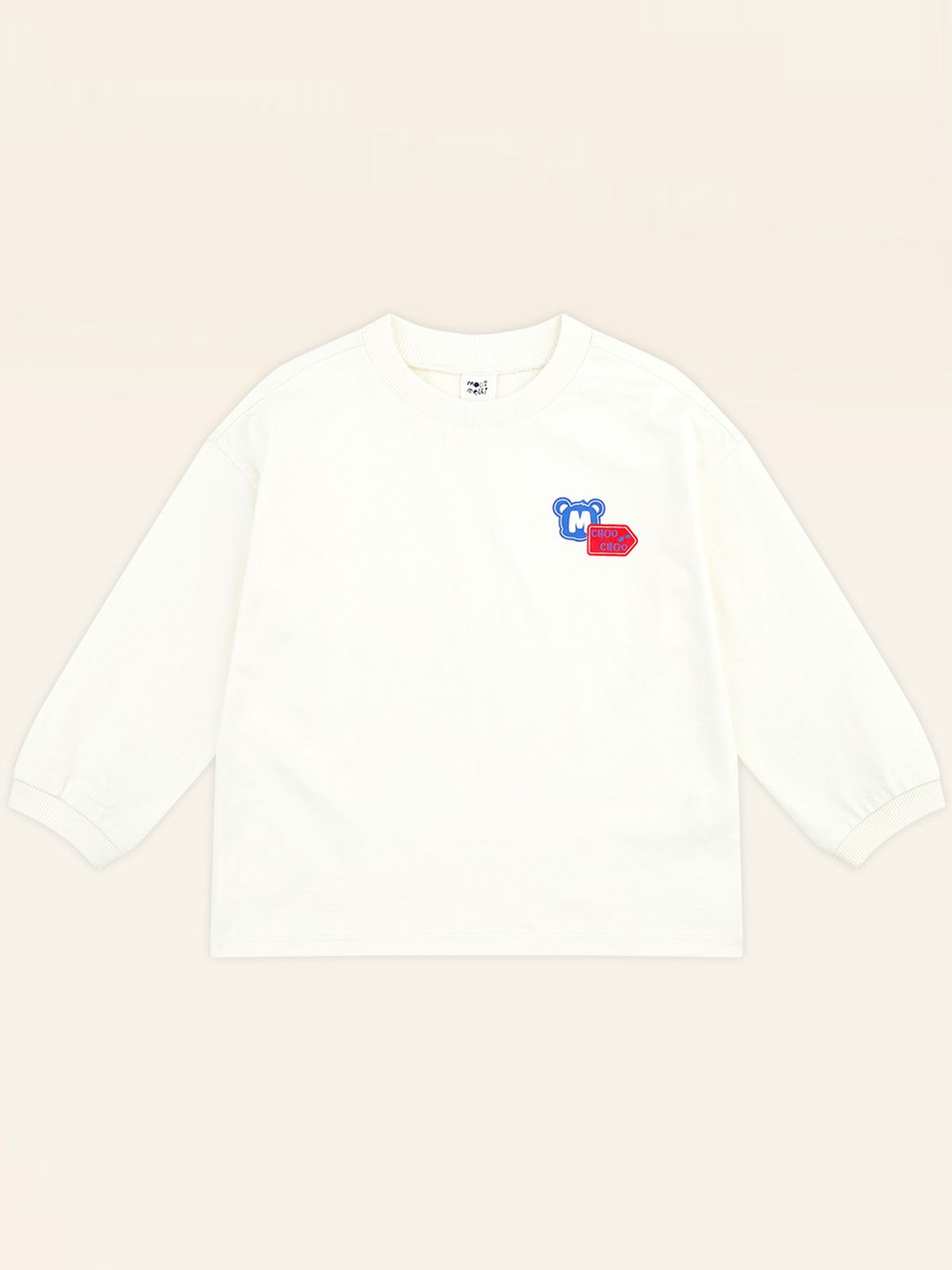 몰리멜리(MOLLIMELLI) 베어트립루즈핏기본티셔츠