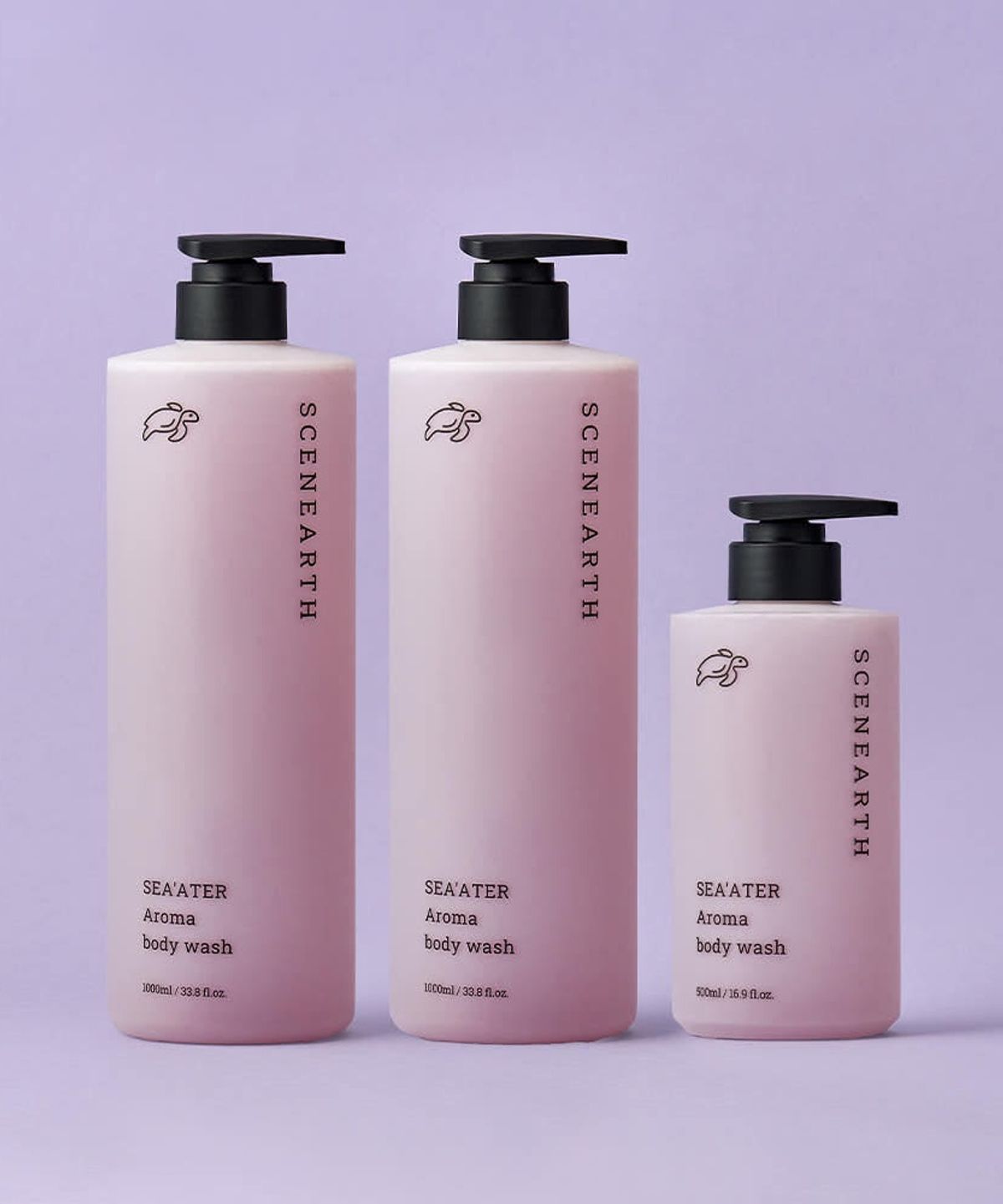 씨널스(SCENEARTH) 씨어터 아로마 퍼퓸 약산성 바디워시 1000ml 2개입 + 500ml