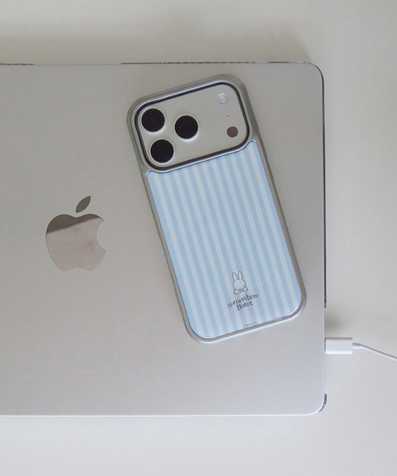 Miffy Iphone Case - Stripe Blue