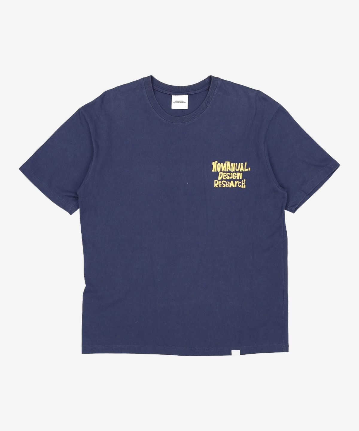 노매뉴얼(NOMANUAL) DOODLE LOGO T-SHIRT - BLACK 90