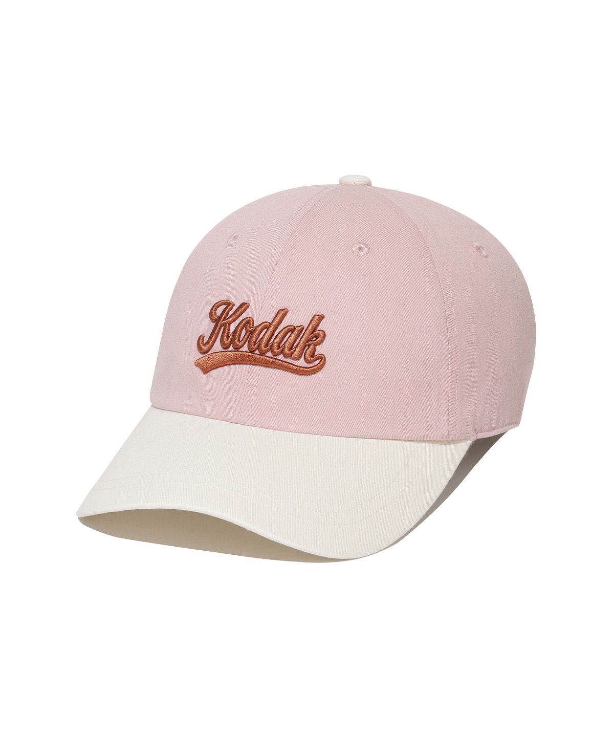 코닥(KODAK) 릴렉스핏 레터링 콤비 볼캡 PINK