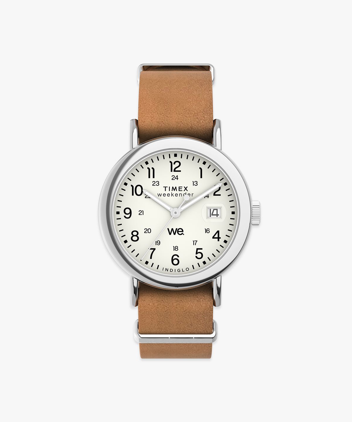 타이맥스(TIMEX) 위켄더 유니섹스 가죽손목시계 37mm