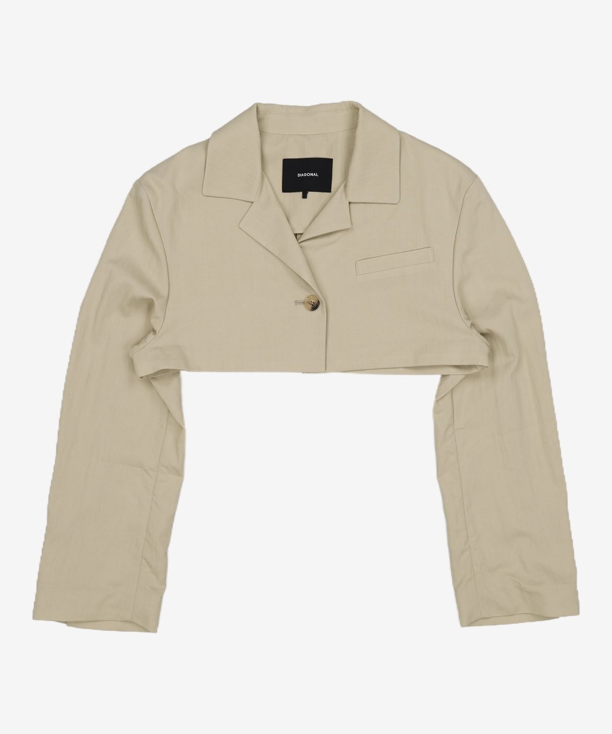 다이애그널(DIAGONAL) SUMMER SHORT JACKET (olive) S