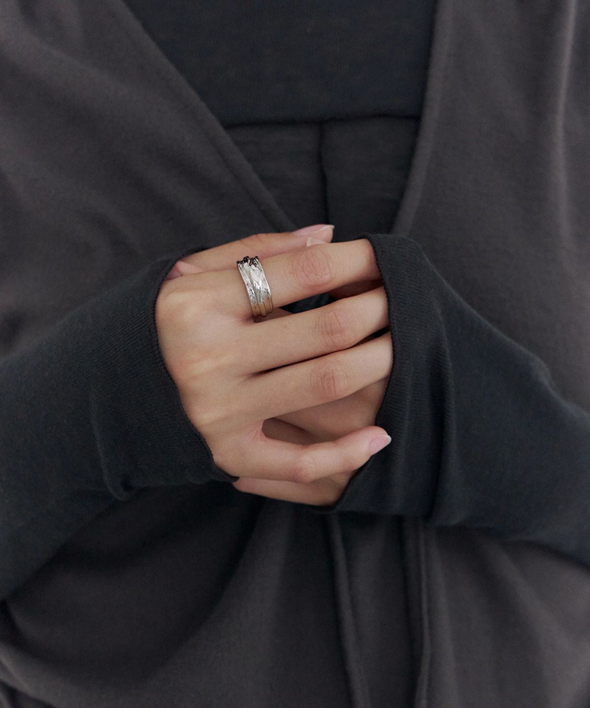 로우타이드(LOW TIDE) FLOW RING [SILVER]