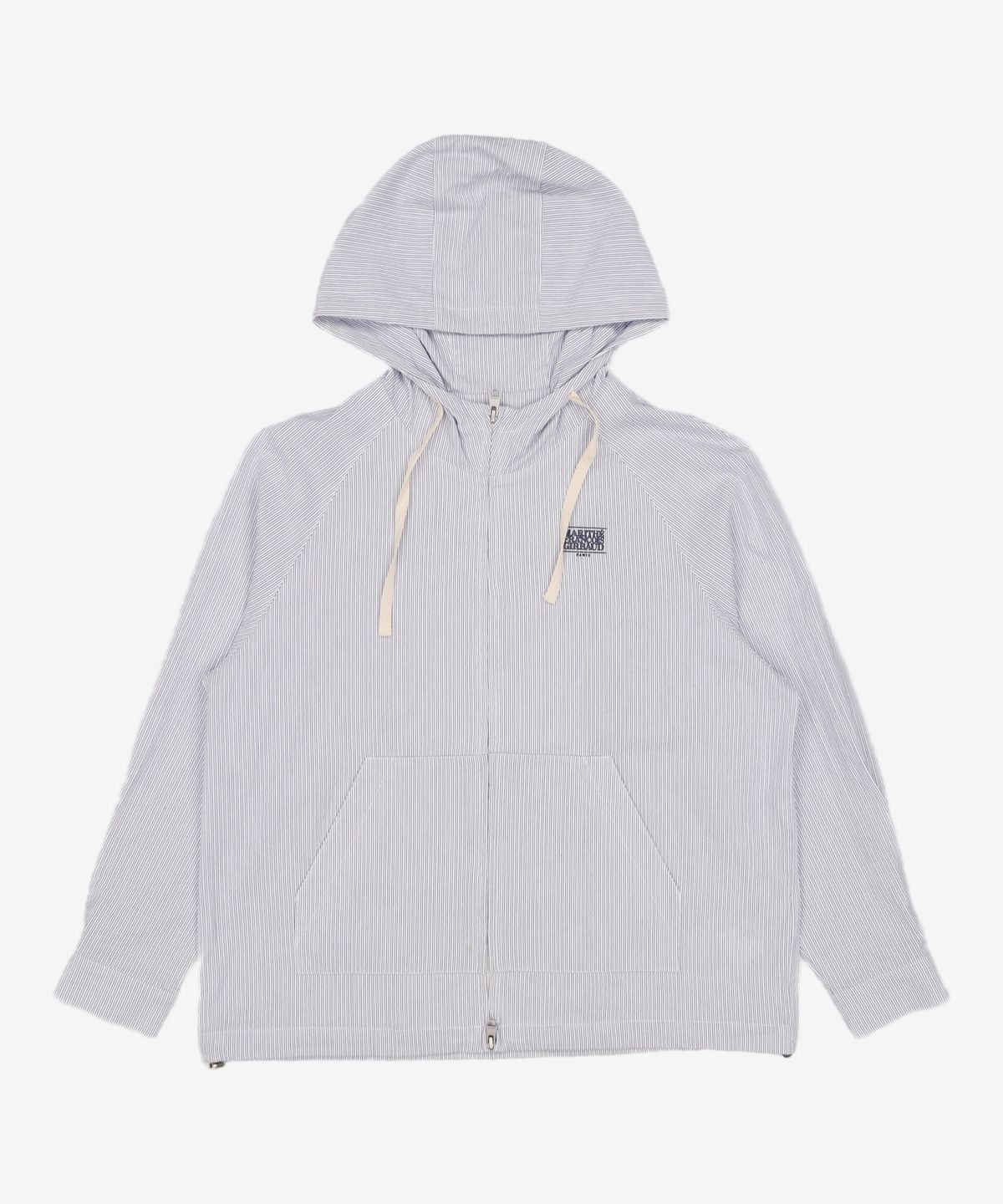 마리떼 프랑소와 저버(MARITHÉ + FRANҪOIS GIRBAUD) CLASSIC LOGO HOODED PATTERN JACKET stripe S