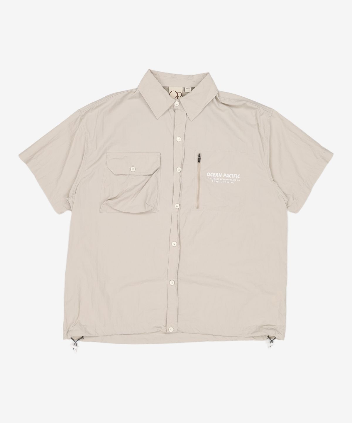 오션퍼시픽(OCEANPACIFIC) NYLON SHORT SLEEVE SHIRT JACKET [3 COLOR] S