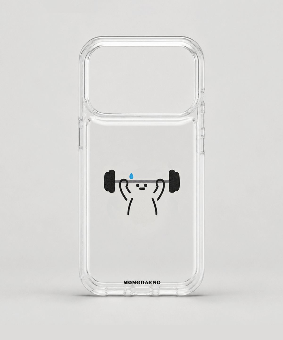 몽댕(MONGDAENG) Go Gym case 운동해야지 아이폰 케이스