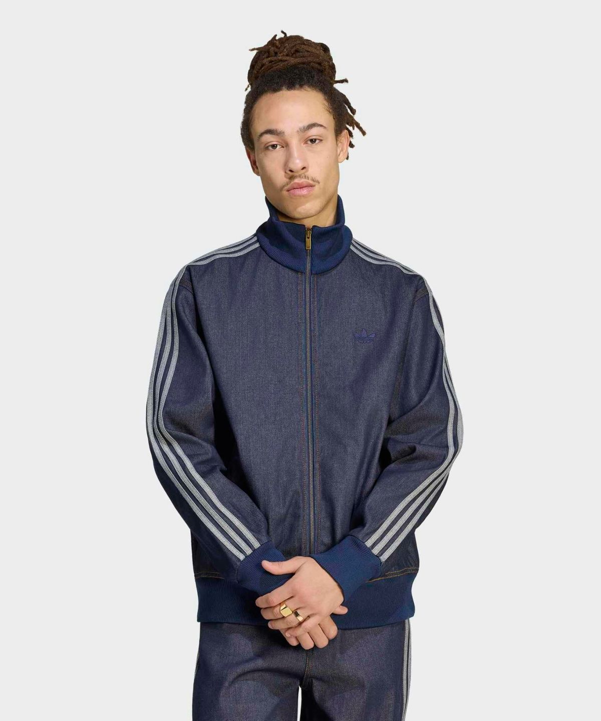 아디다스(ADIDAS) 파이어버드 로우 데님 트랙탑 - 인디고데님 / KS4971