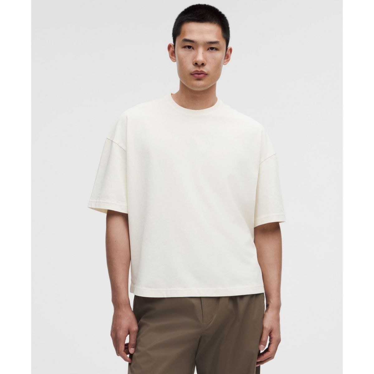 룰루레몬(LULULEMON) 헤비웨이트 코튼 저지 박시 티셔츠 *워시  DWCY