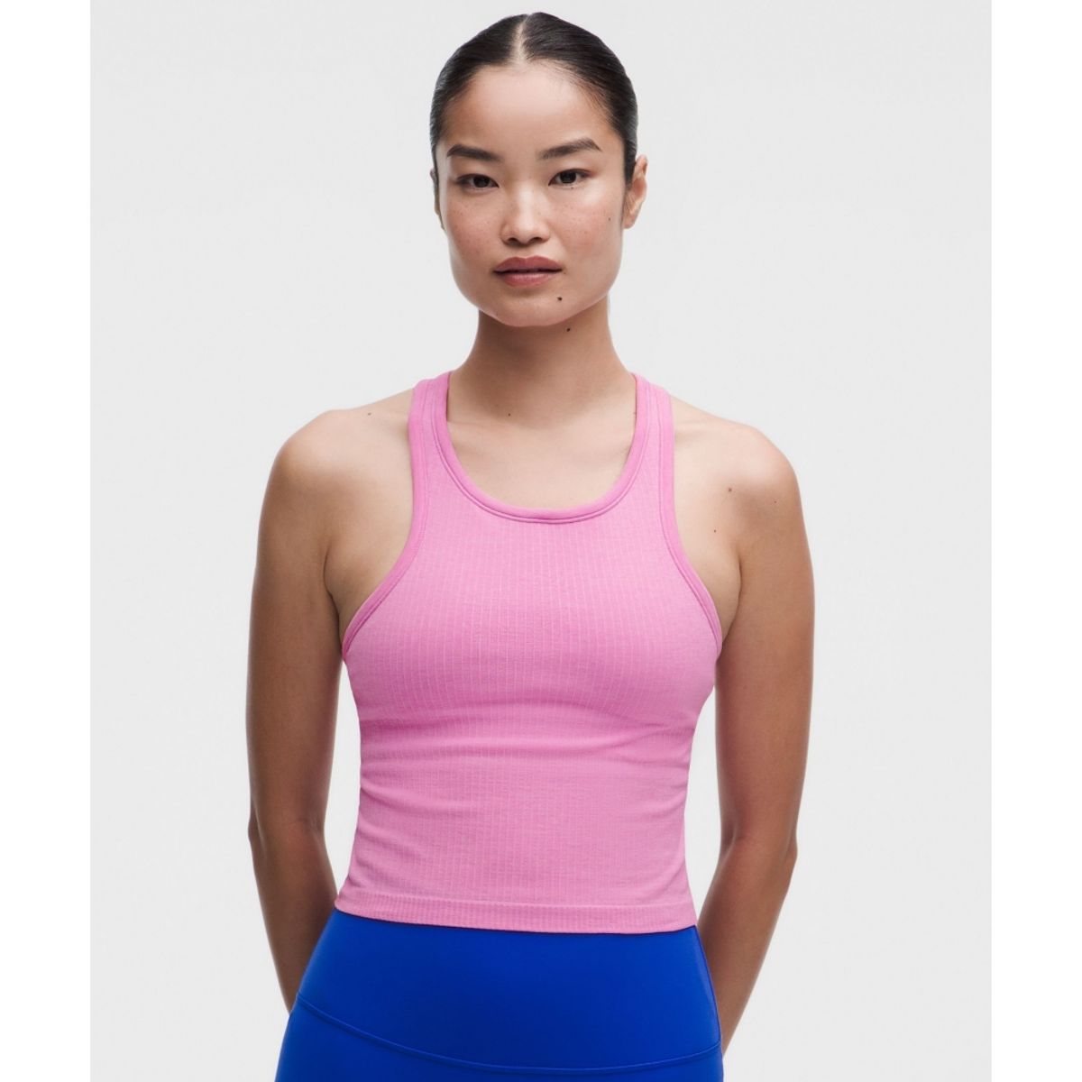 룰루레몬(LULULEMON) 에브 투 스트리트 크롭 레이서백 탱크탑 *라이트 서포트, B C컵