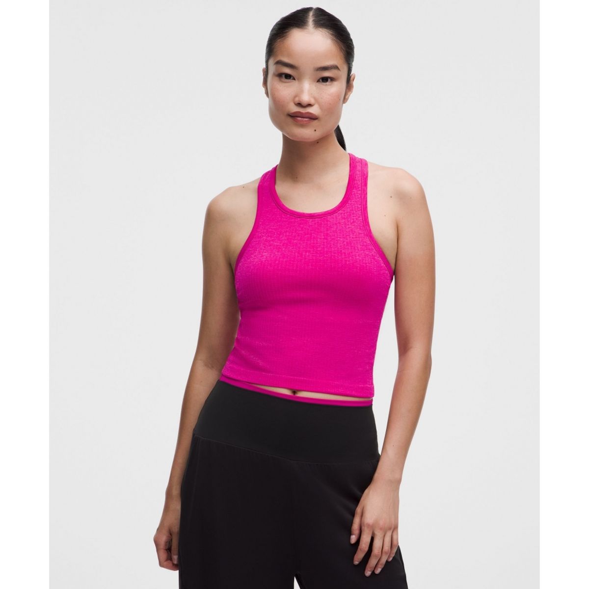 룰루레몬(LULULEMON) 에브 투 스트리트 크롭 레이서백 탱크탑 *라이트 서포트, B C컵