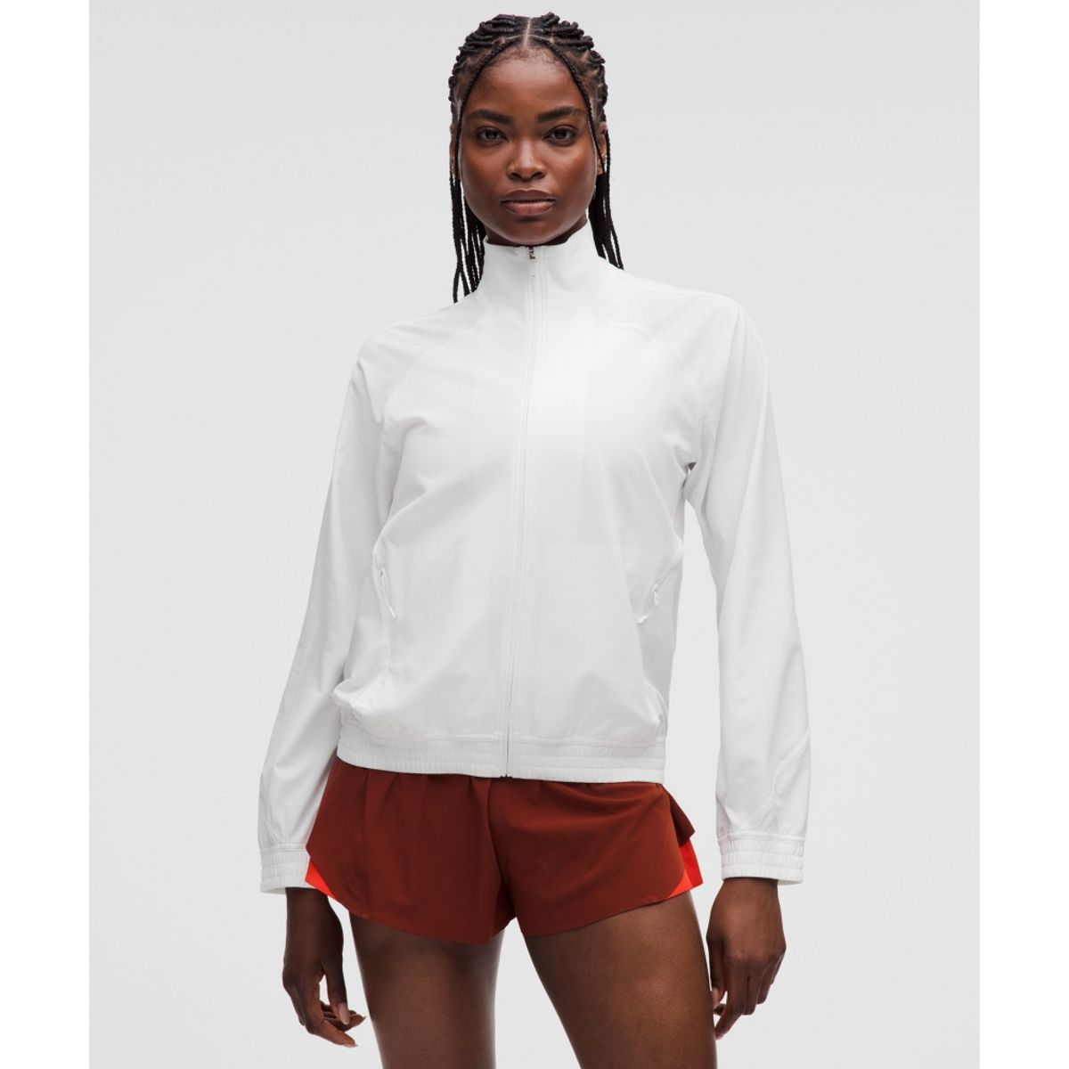 룰루레몬(LULULEMON) 어댑티드 스테이트 트랙 재킷  WHT