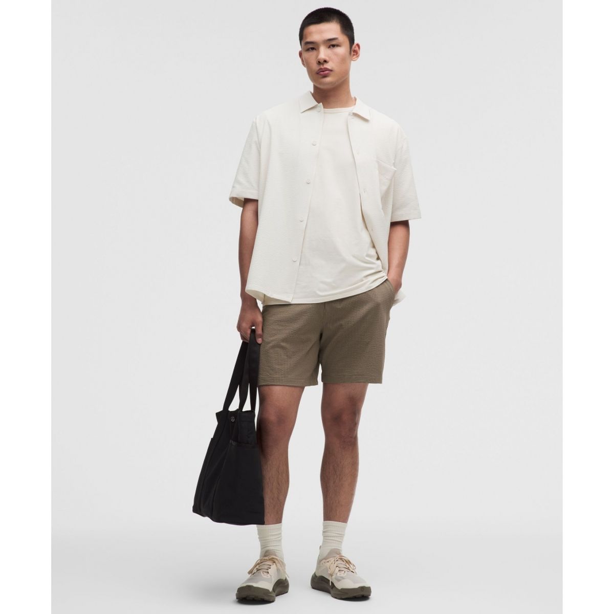 룰루레몬(LULULEMON) ABC 텍스처드 WovenAir 풀온 쇼츠 7inch  NOMD