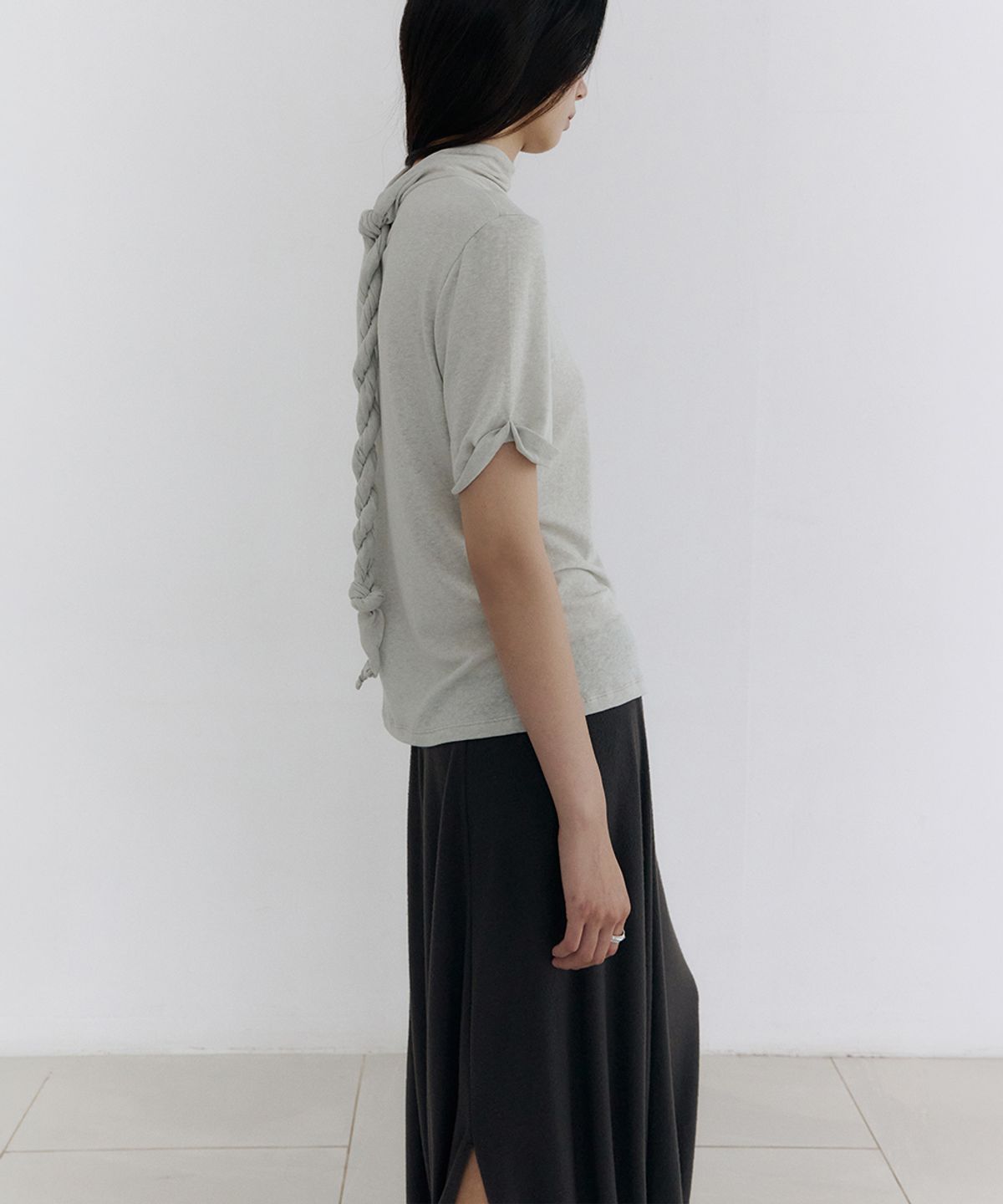 로우타이드(LOW TIDE) TIE SCARF TOP [MINT]