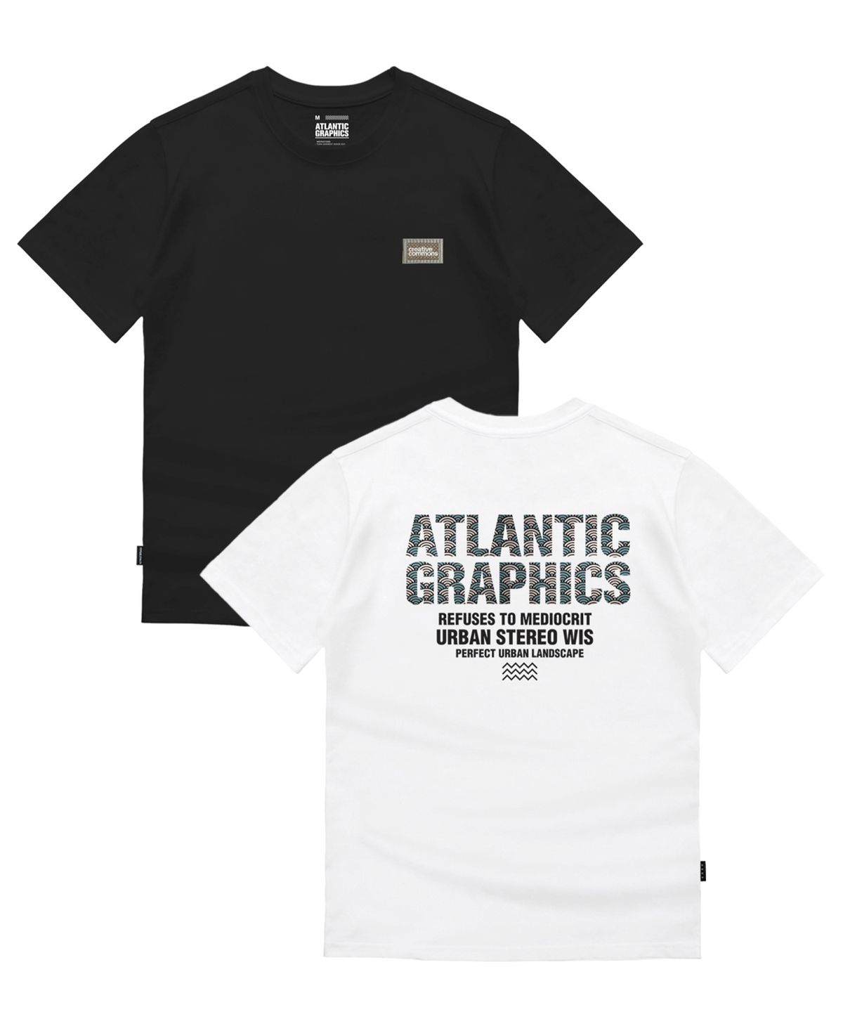 아틀란틱그래픽스(ATLANTIC GRAPHICS) AG 4002 스탠다드 반팔티 (2컬러)