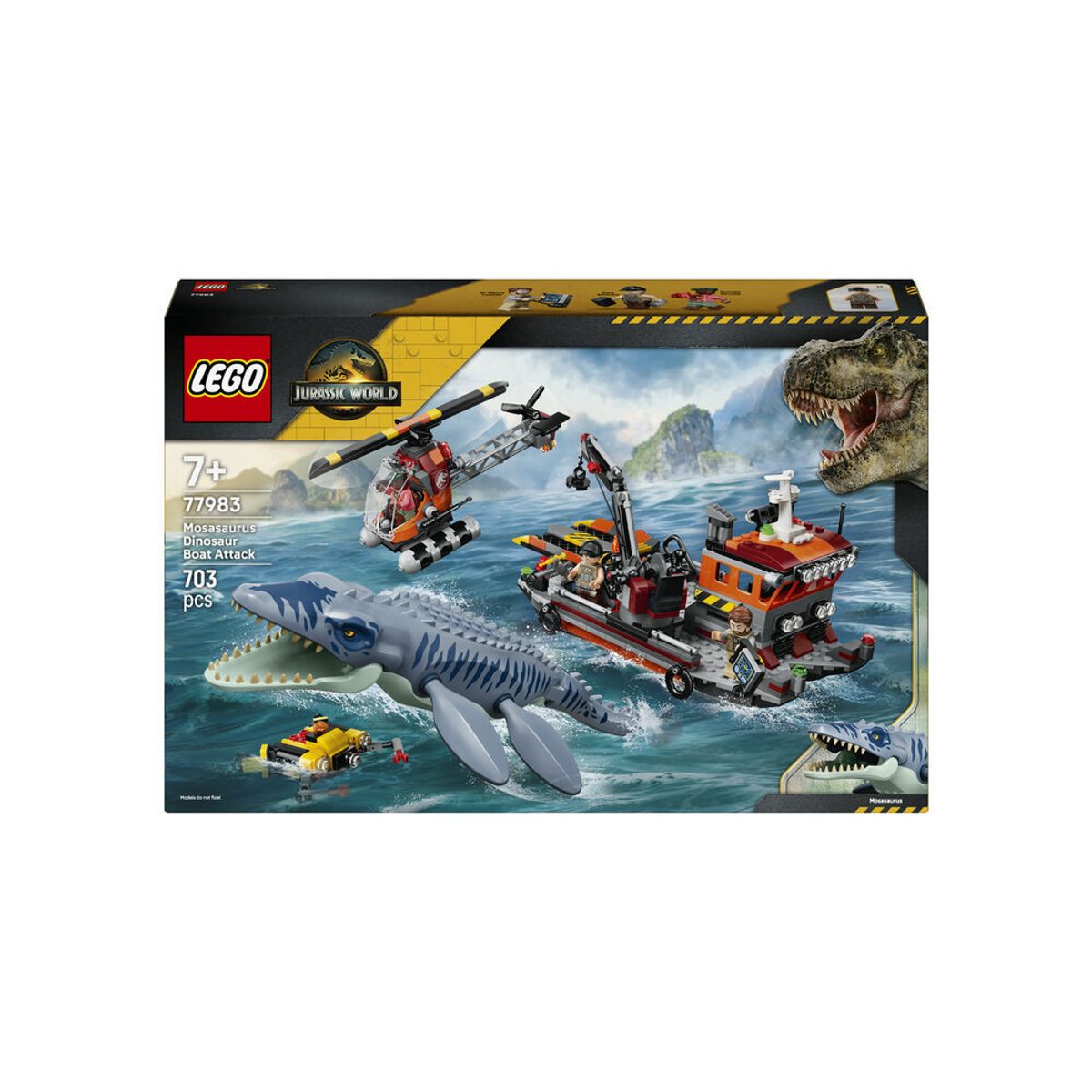 레고(LEGO) 레고 쥬라기월드 77983 모사사우루스 공룡 보트 공격 [레고공식]