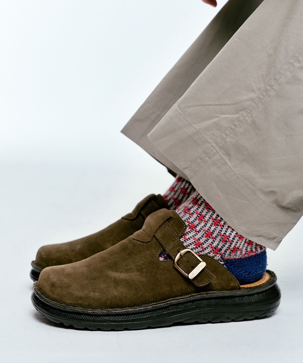 예루살렘 샌들(JERUSALEM SANDALS) 3003 SAWYER SUEDE-KHAKI (소여 스웨이드)