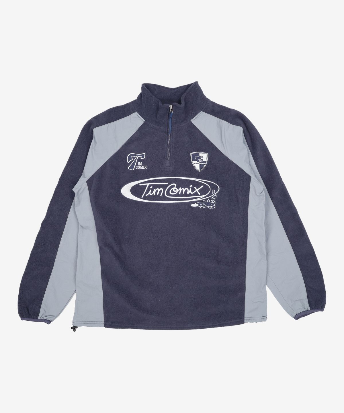 팀코믹스(TIMCOMIX) TIM SOCCER FLEECE HALF ZIP UP NAVY M