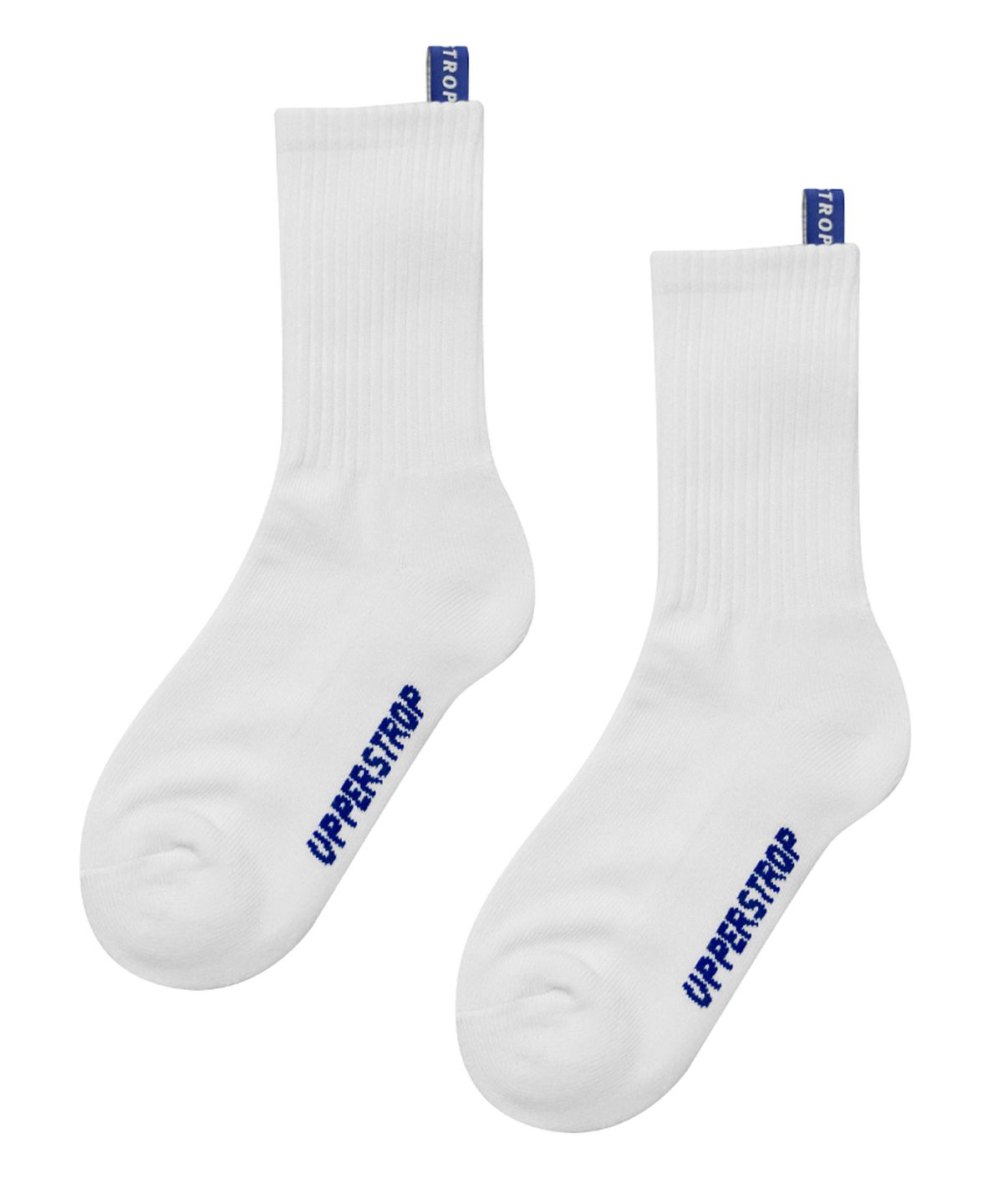 어퍼스트롭 골프(UPPERSTROP GOLF) [UPAF1029-01] 포인트 라벨 베이직 삭스 화이트