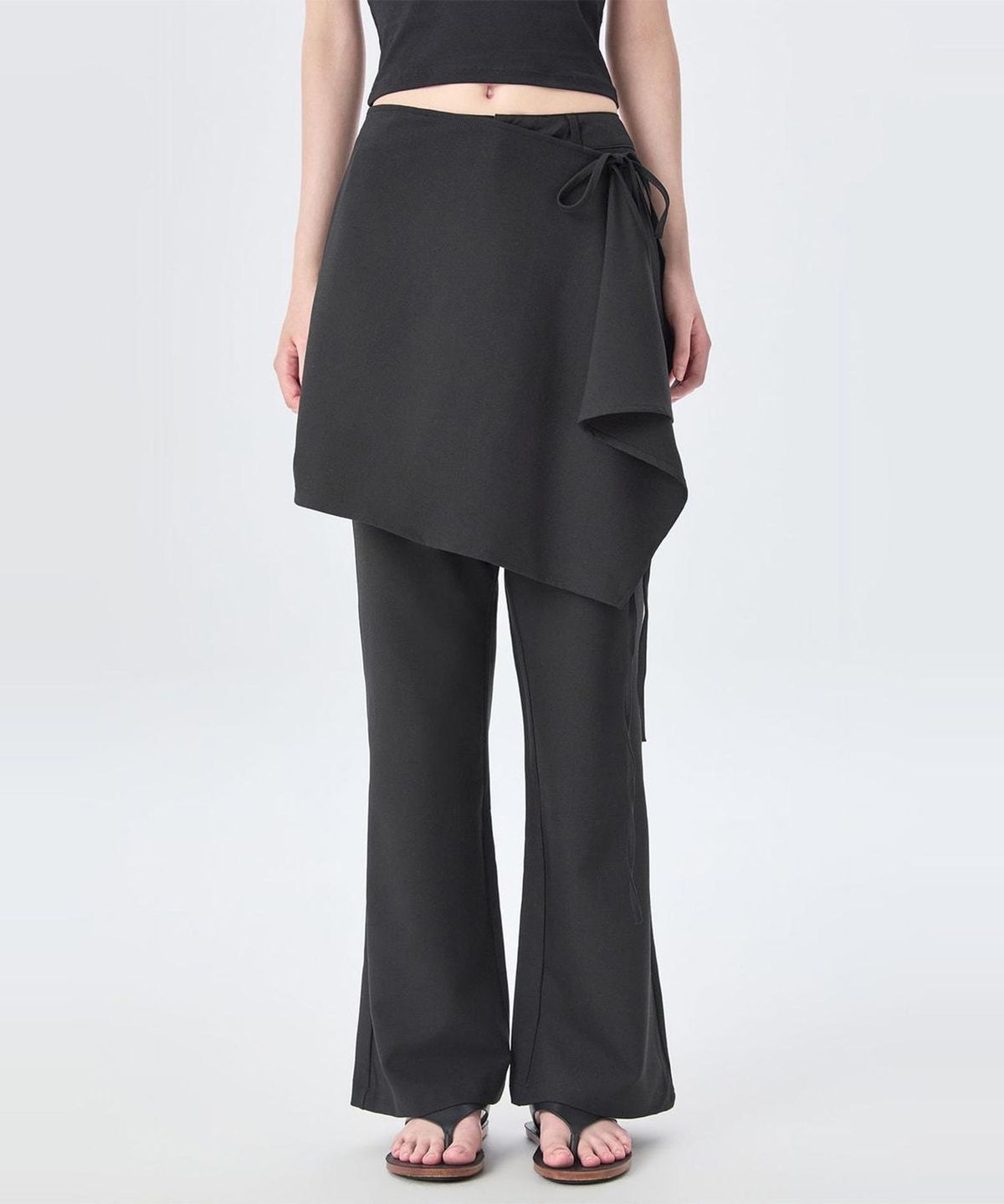 미쏘(MIXXO) 레이어드 슬랙스_MIWTWG90AS