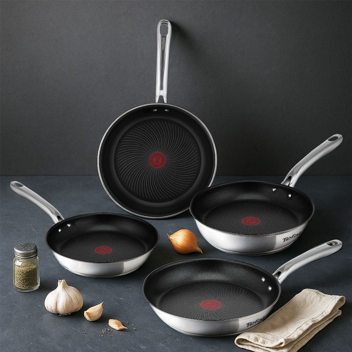 테팔(TEFAL) 인덕션 티타늄1X 심플리쉐프 프라이팬 4P세트