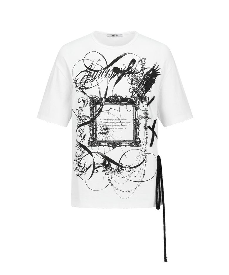 Narcissism String T-Shirt_[White]