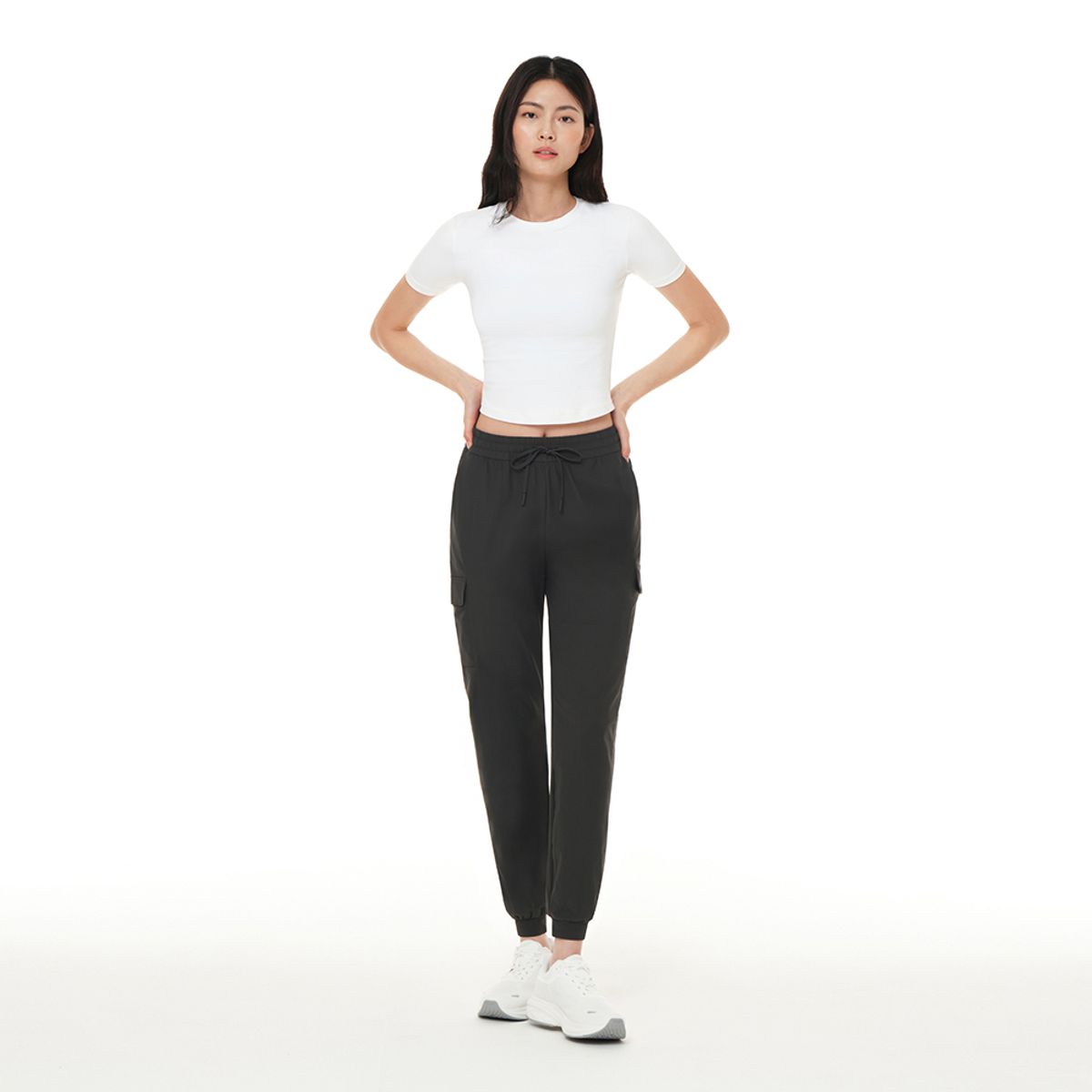 안다르(ANDAR) 아이스무스 카고 조거팬츠 (숏)