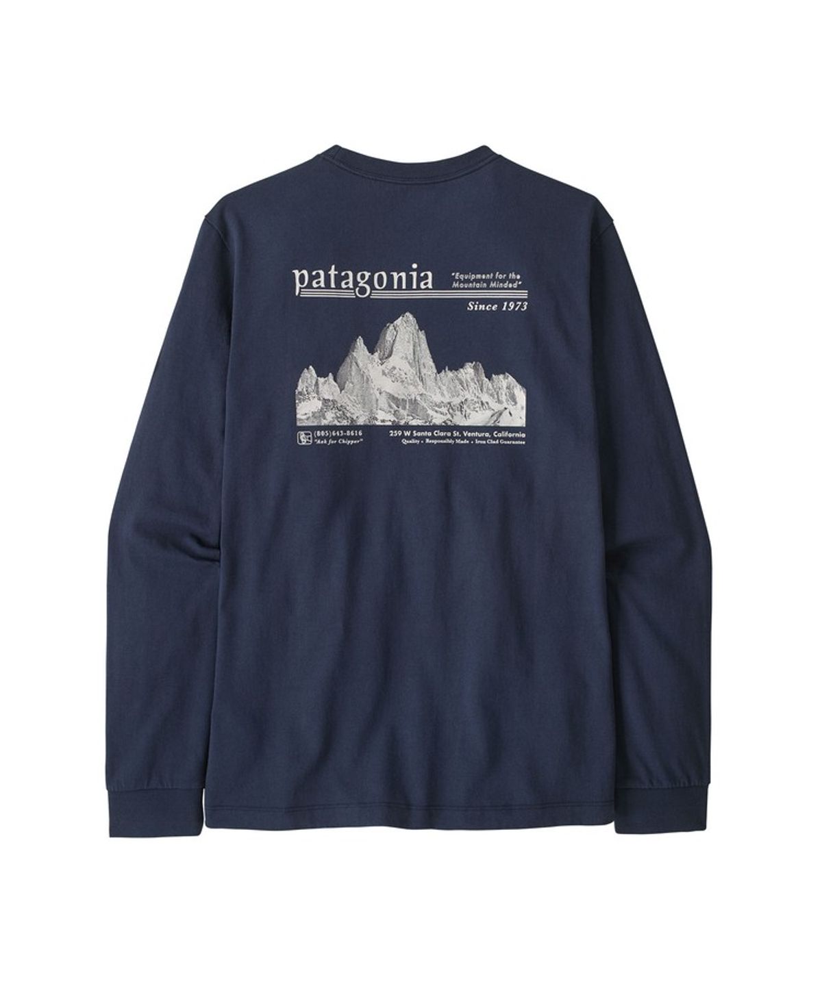 파타고니아(PATAGONIA) 멘즈 롱-슬리브드 미드웨이트 헛 트리퍼 스카이라인 티셔츠 / 37896R7