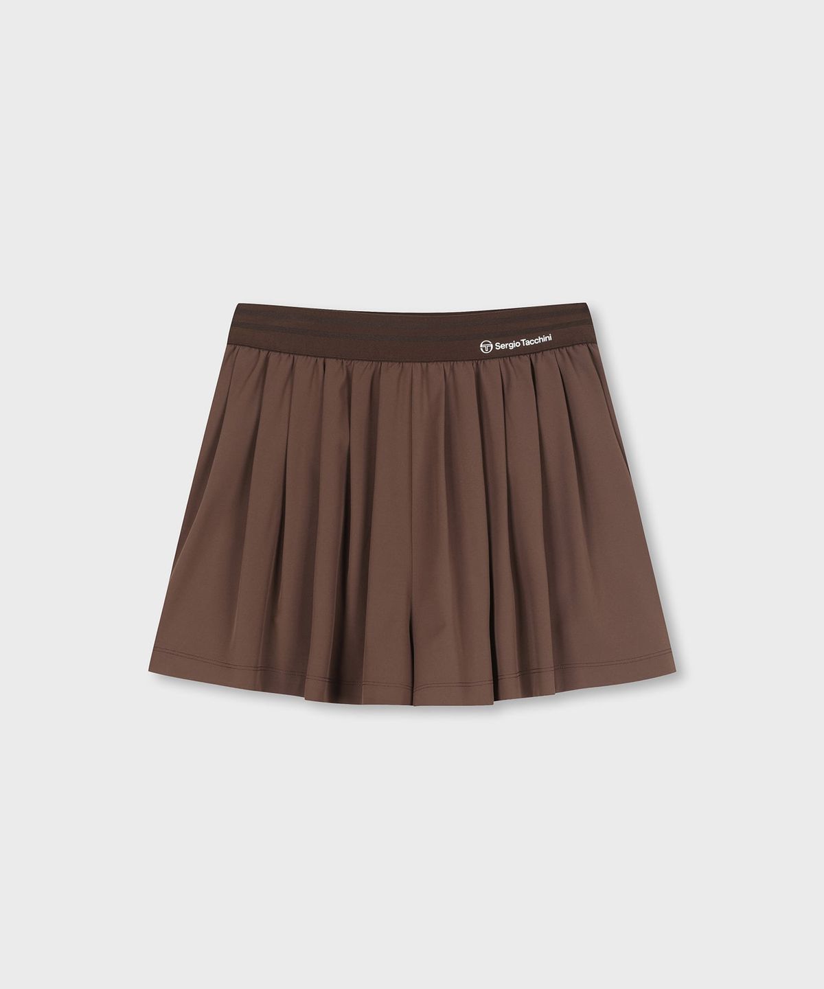 세르지오 타키니(SERGIO TACCHINI) W 플리츠 스커티 쇼츠 (D.Brown)