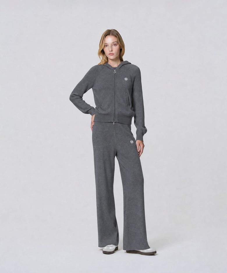 W 울캐시 니트 와이드핏 팬츠 (D.Charcoal Grey)