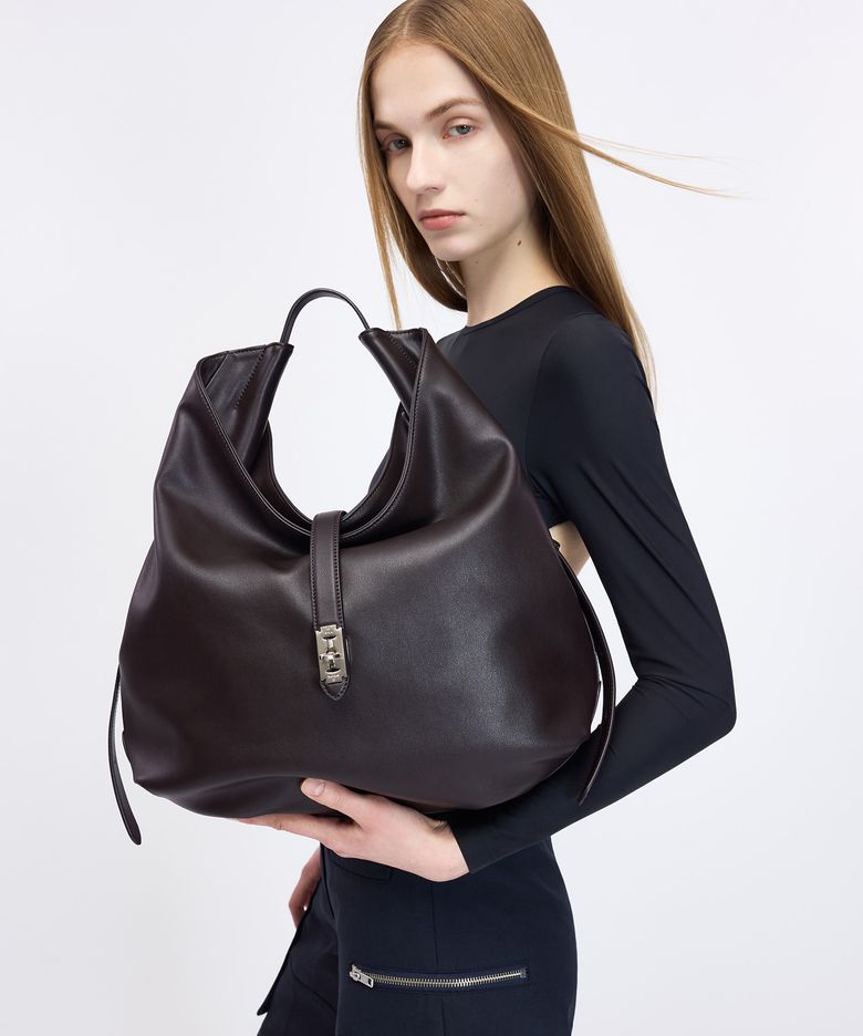 Hey City Leather Hobo M (헤이 시티 레더 호보 미듐)_2colors