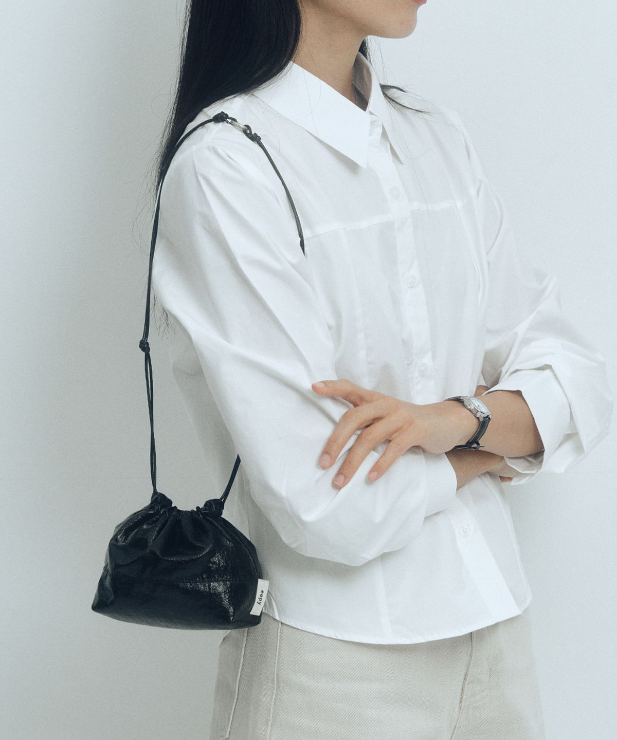 이피(EEPY) 플레인 파우치 S 블랙