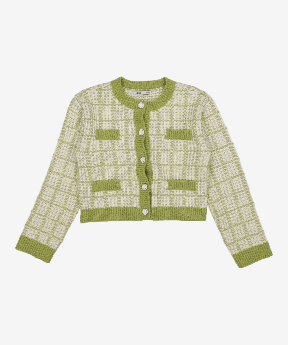 미쏘(MIXXO) 트위드 가디건 MIWCKCV12T S