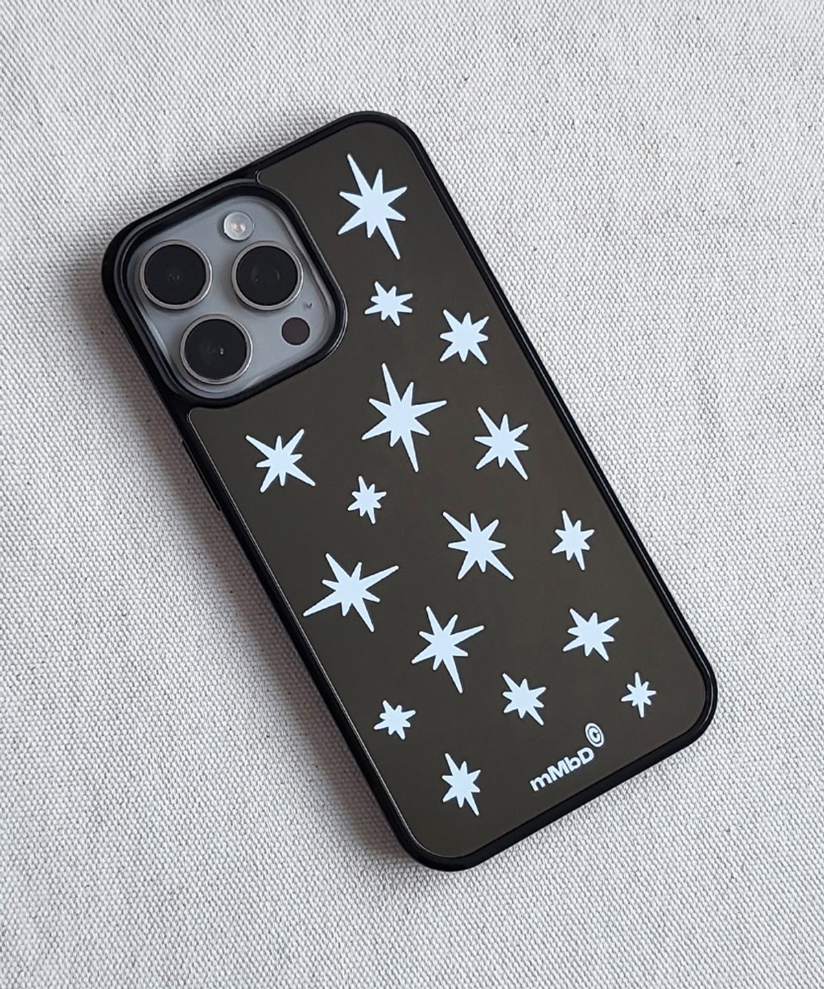 메모리즈바운더리(MEMORIESBOUNDARY) Stellar Scatter Black Mirror Phone Case (WH / MagSafe)