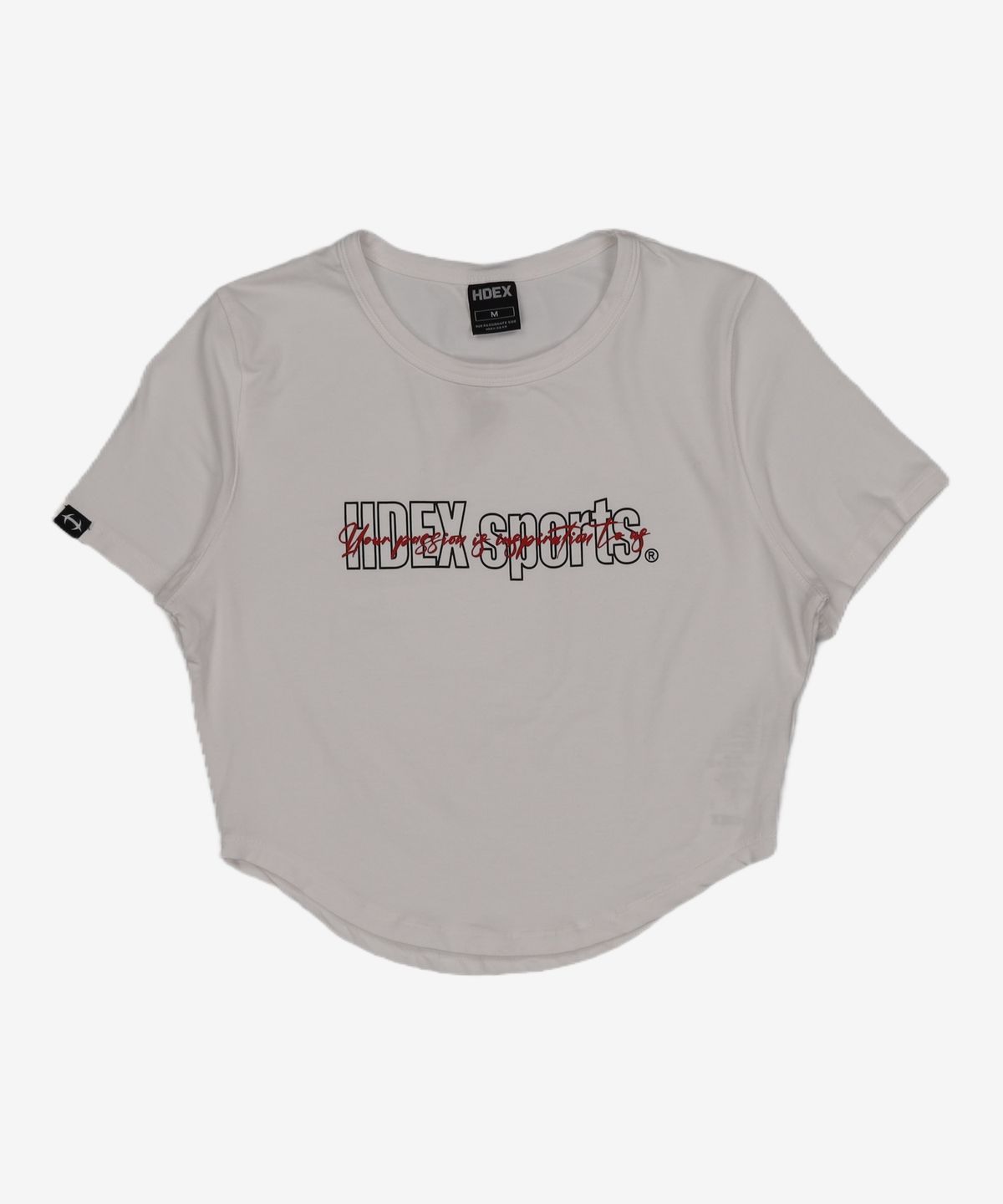 에이치덱스(HDEX) 우먼스 레이어 모달 크롭 숏 슬리브 (White) M